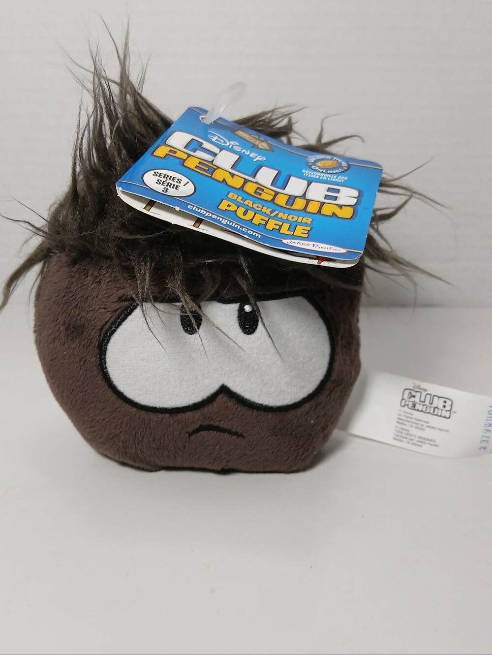Disney Club Penguin Series 3 Black Puffle New With Tags NO COIN